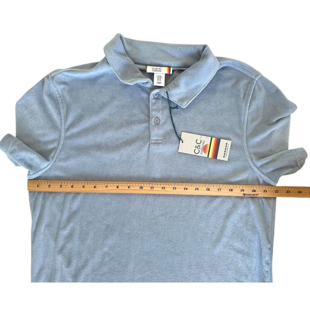 C&C California Men's 2 PCS Swimming Shorts And Polo Top Set Size XL Blue - Picture 8 of 14
